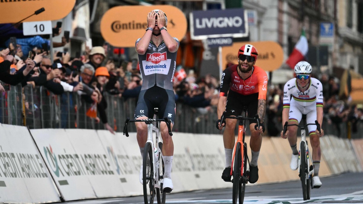 Knallsterk Van der Poel-seier i Italia – snøt Pogacar for ny monumentseier