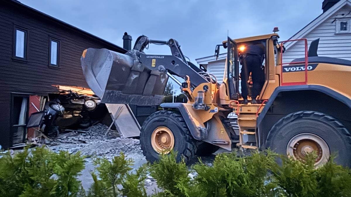 Hjullaster-sjåfør i Sandefjord har fortalt om tuja-krangel