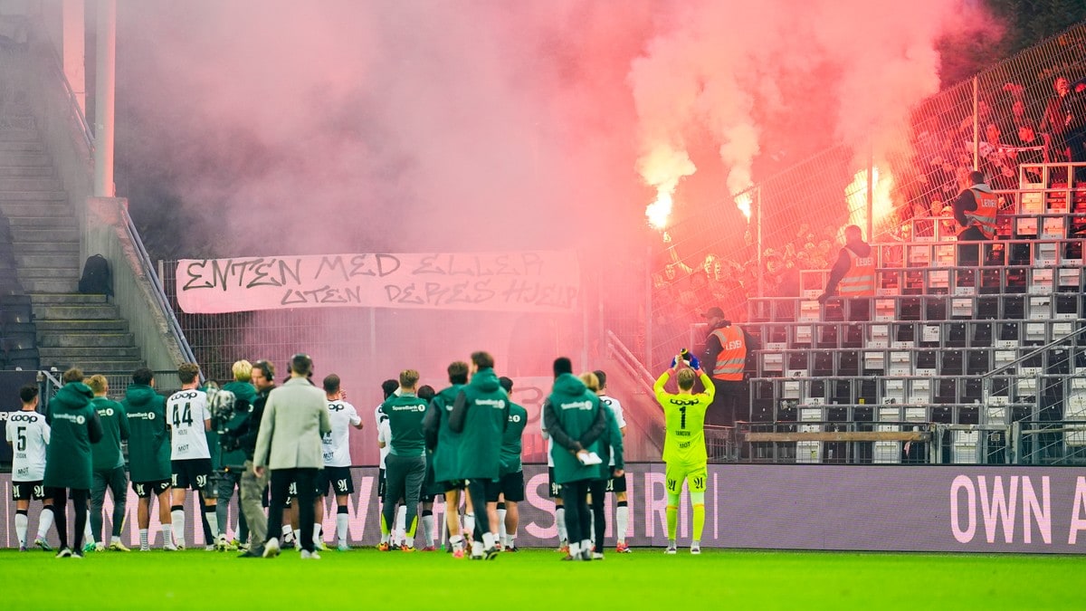 Supportarar stoppa kampen igjen – så sørga stjerneskotet sitt hat trick for storsiger