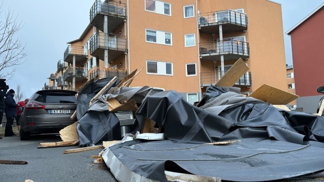 Takdeler over en bil