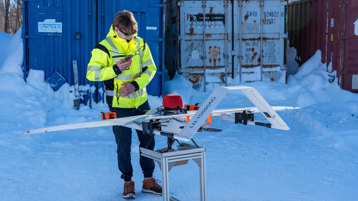Lanserer matlevering med drone til hytteområde – flere reagerer på støy