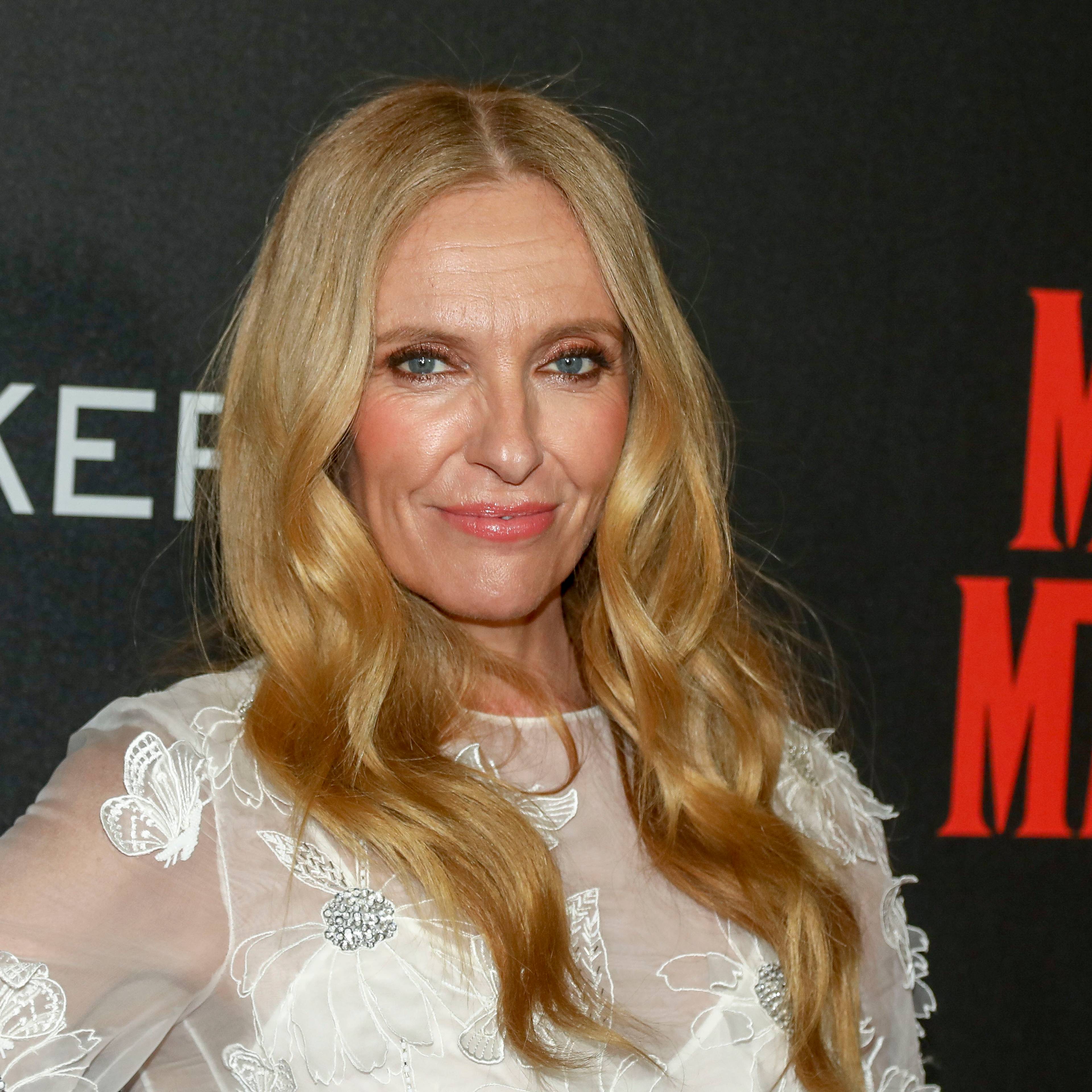 Actor Toni Collette attends a special screening of "Mafia Mamma" at AMC Lincoln Square on Tuesday, April 11, 2023, in New York. (Photo by Andy Kropa/Invision/AP)