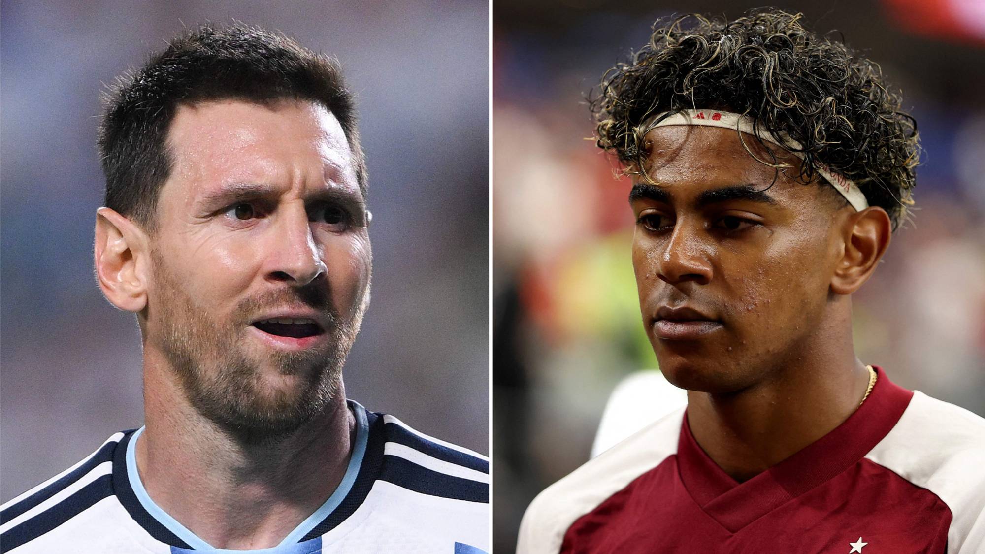 Lionel Messi og Lamine Yamal