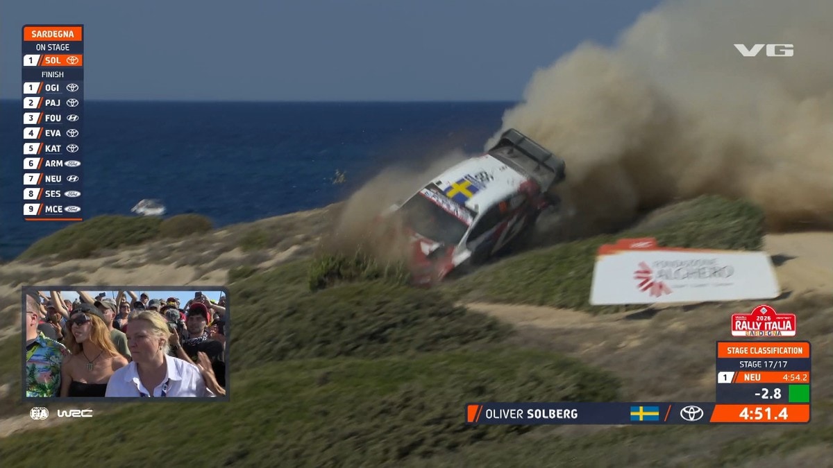 Tittelen glapp for Oliver Solberg – kjørte ut i siste sving