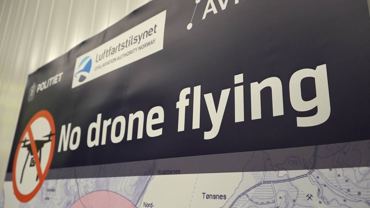 Ulovlig droneflyvning i Svolvær i natt