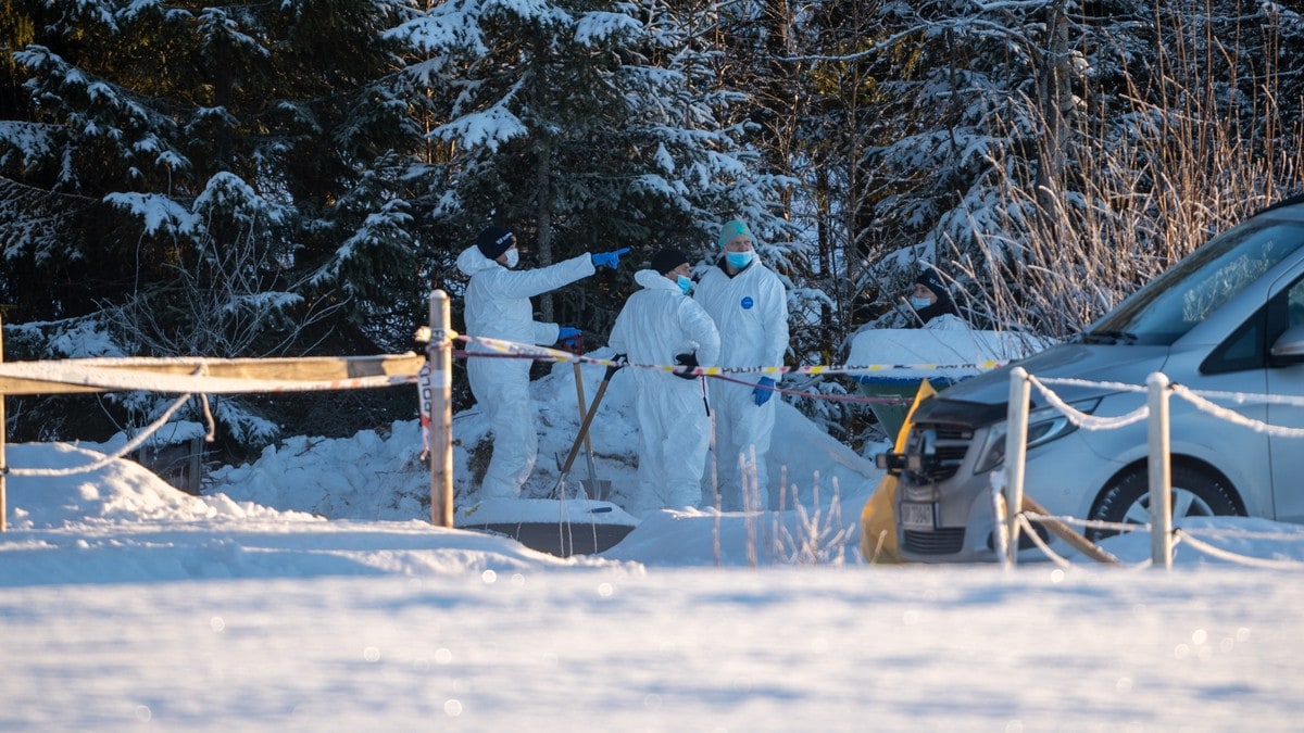 Levninger funnet i Løten var brent