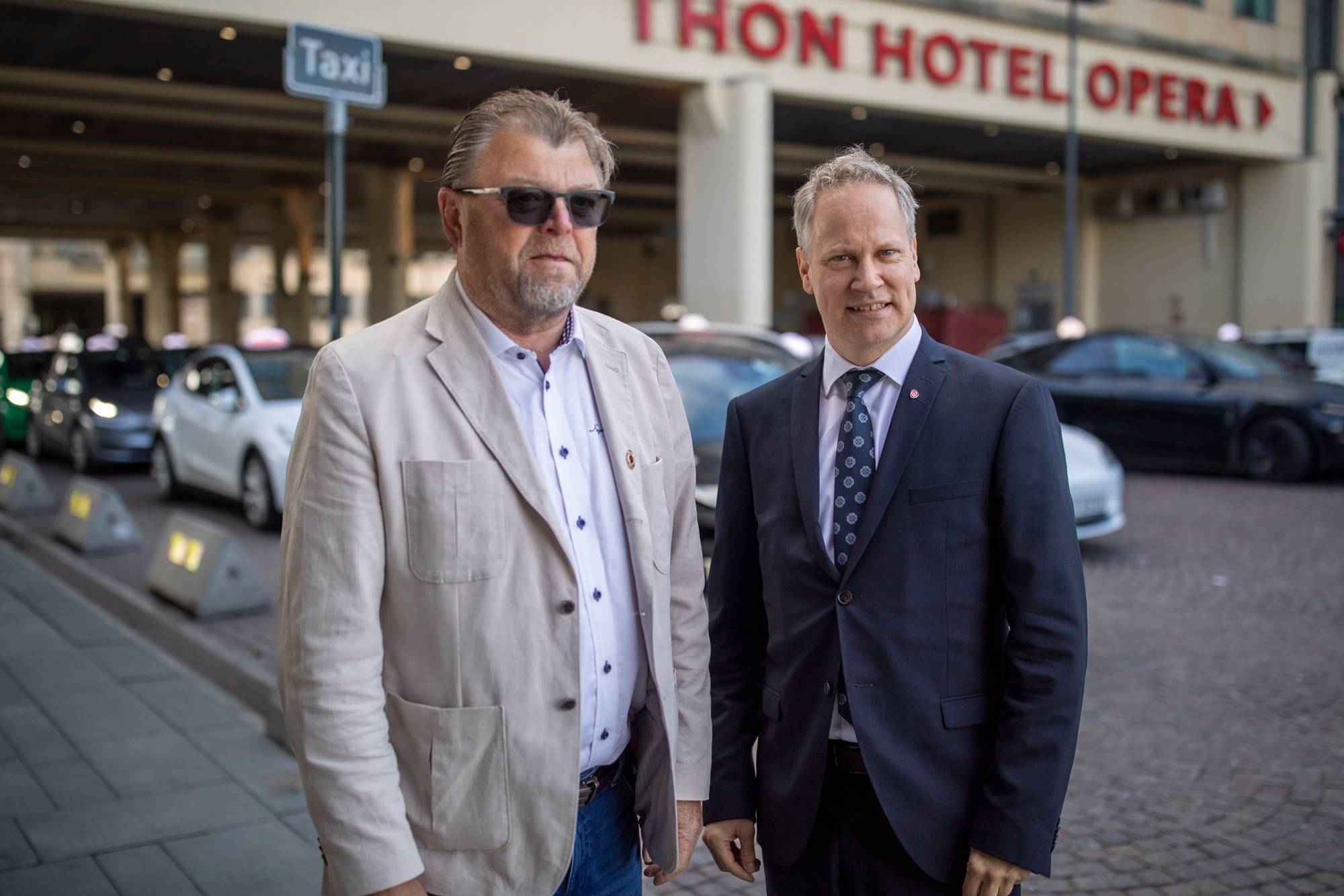 Jon-Ivar Nygård (Ap) og styreleder i Norges Taxiforbund om taxinæringen i Norge.