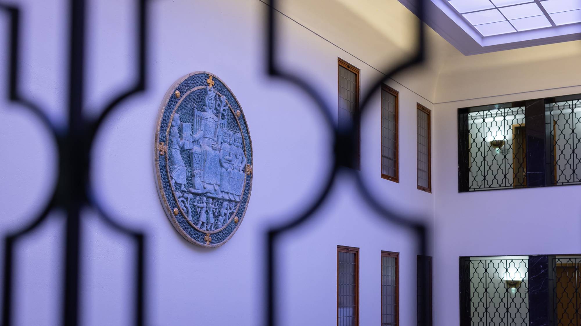 Interiør Trøndelag tingrett, tinghuset i Trondheim