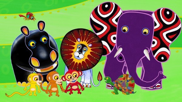 Her får du spennende afrikanske eventyr om hvorfor de forskjellige dyrene ble som de ble. Kenyansk animasjonsserie.