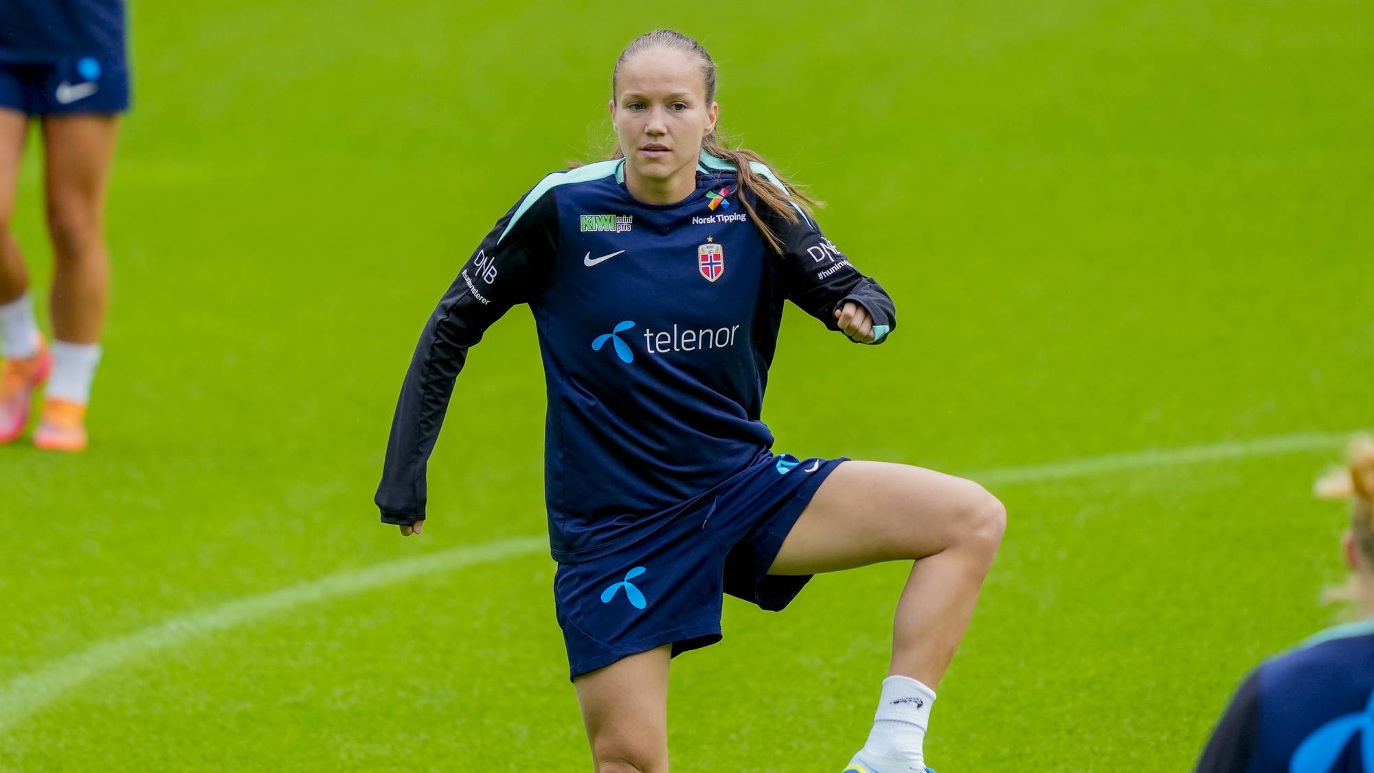 Guro Reiten på trening