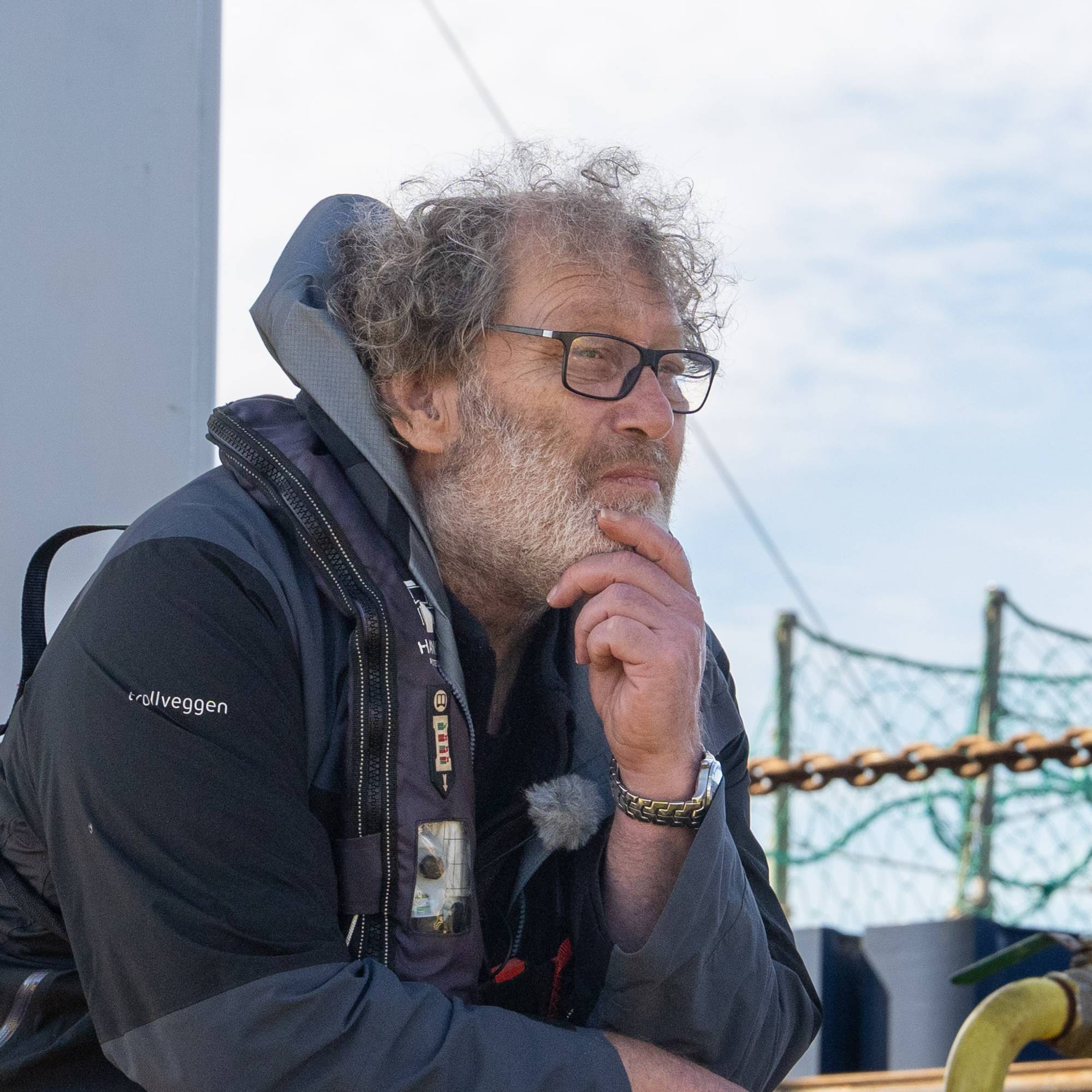 Frederic Hauge i Bellona på Holtskjæra i Sandefjord