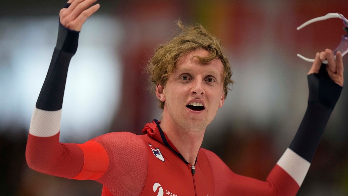 Sander Eitrem med 2.-plass på 5000-meter i verdenscupen – nordmennene herjer i Heerenveen
