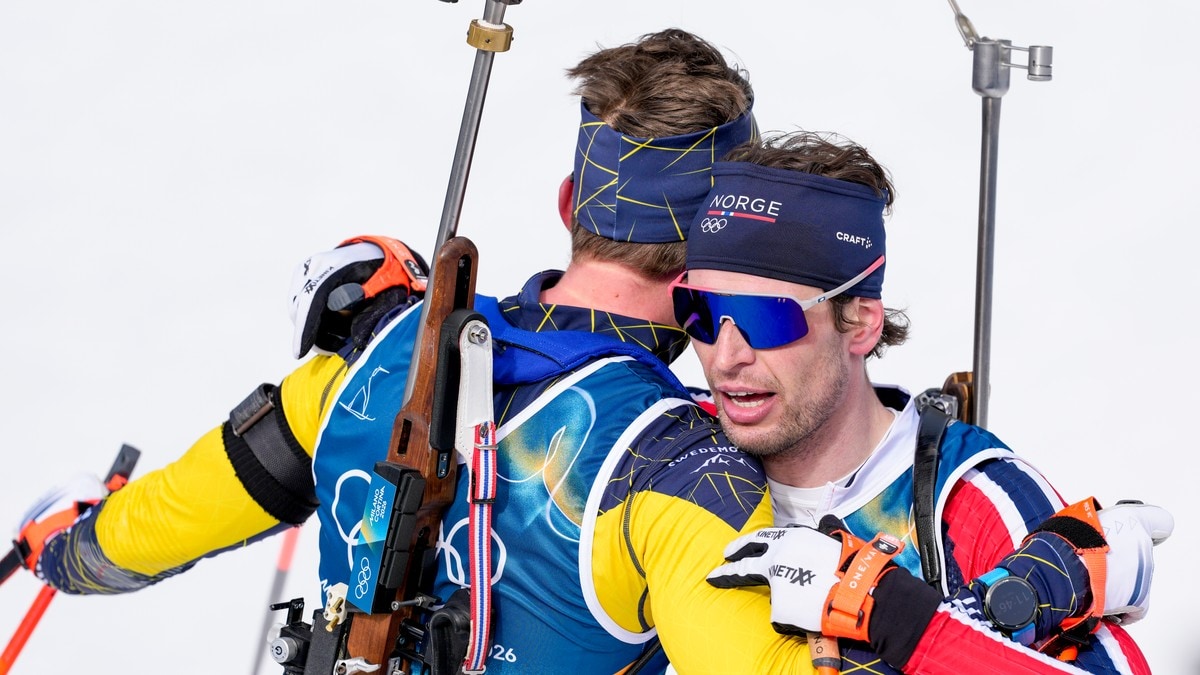 Svensk skiskytter-skrell: Lægreid tok sin tredje strake OL-medalje