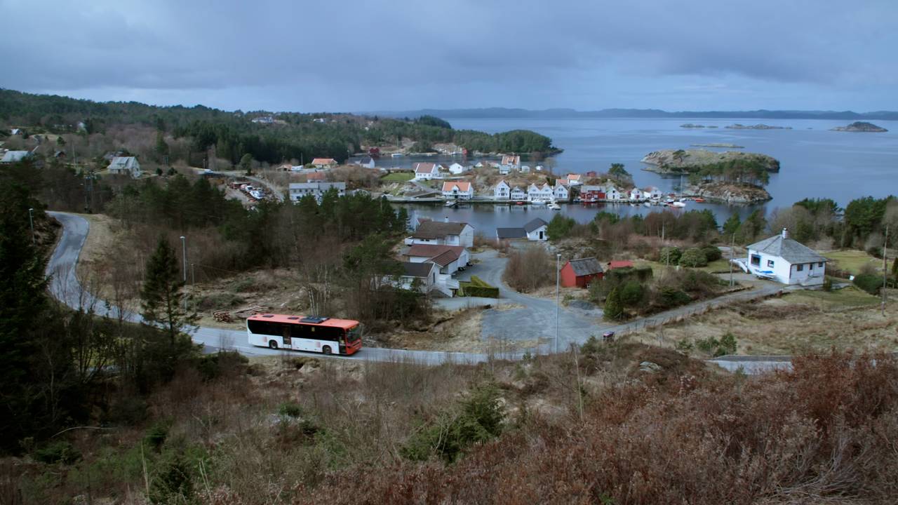 Auklandshamn, skulebussen