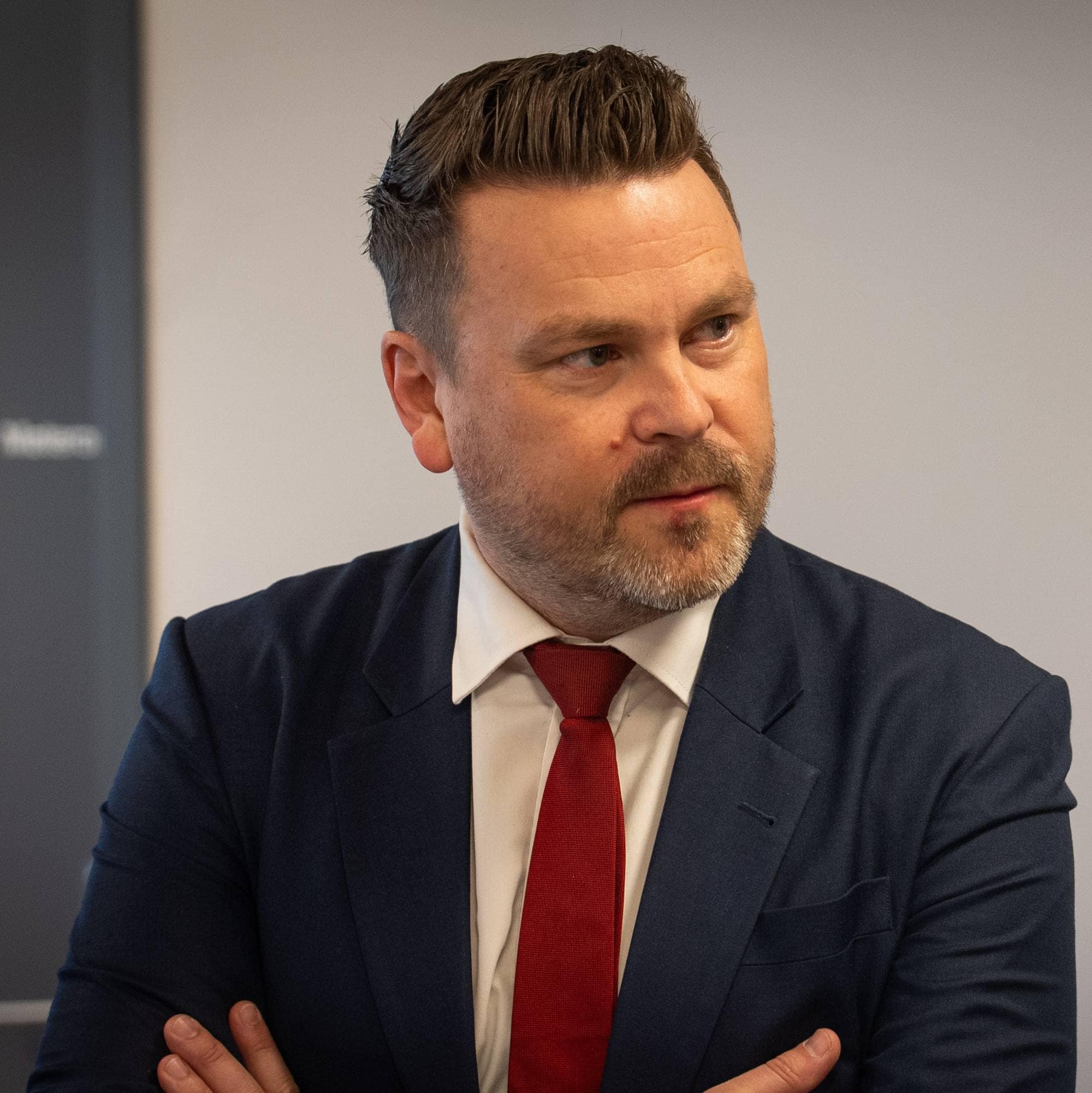 Advokat Kjetil Moe Løvberg forsvarer en av de to tiltalte mennene. 
