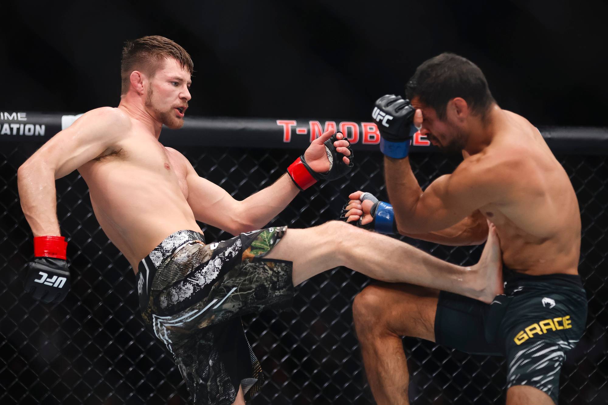 UFC-utøver Bryce Mitchell under MMA-kamp