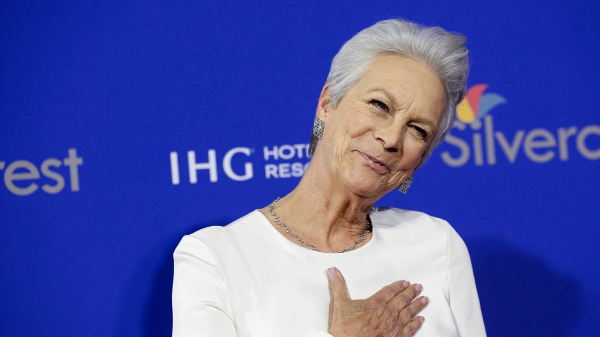 Filmaktuelle Jamie Lee Curtis samanliknar brannane med Gaza