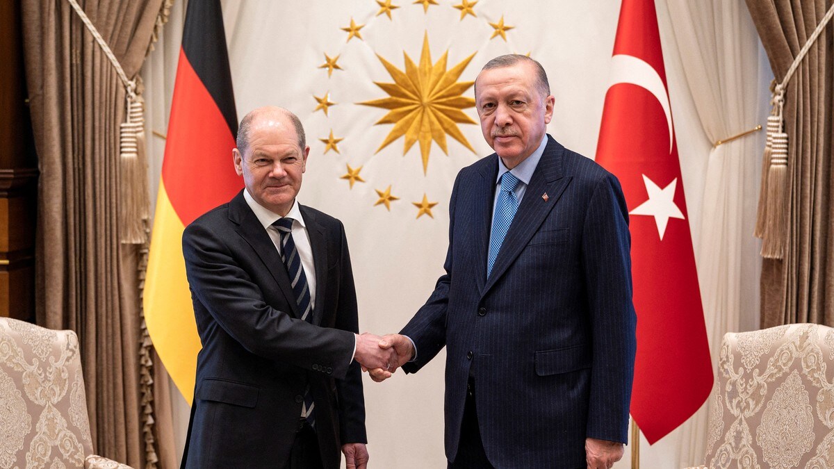 Erdogan og Scholz ber om våpenkvile i Ukraina