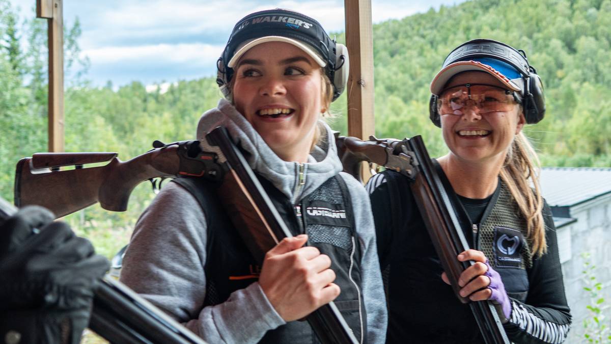 Finner en spesiell ro med hagla i hånda