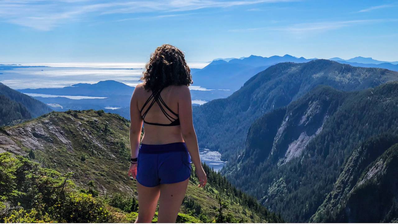 Kiera O'Brien, republikansk klimaforkjemper, hjemme i Ketchikan i Alaska.