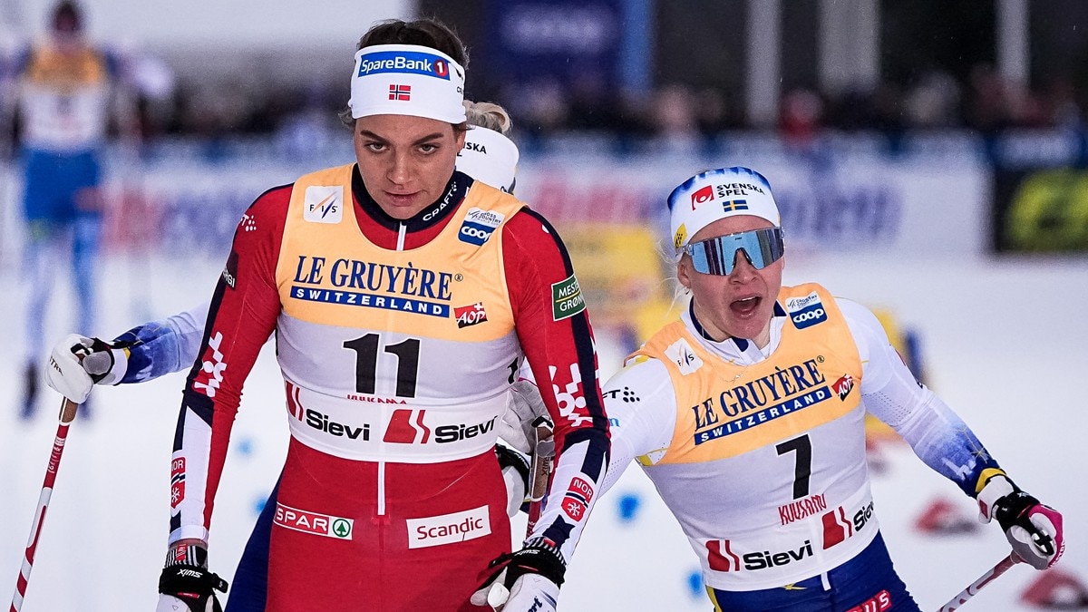 Skistad terget på seg svenskene med syrlig stikk: – Det ble litt knuffing