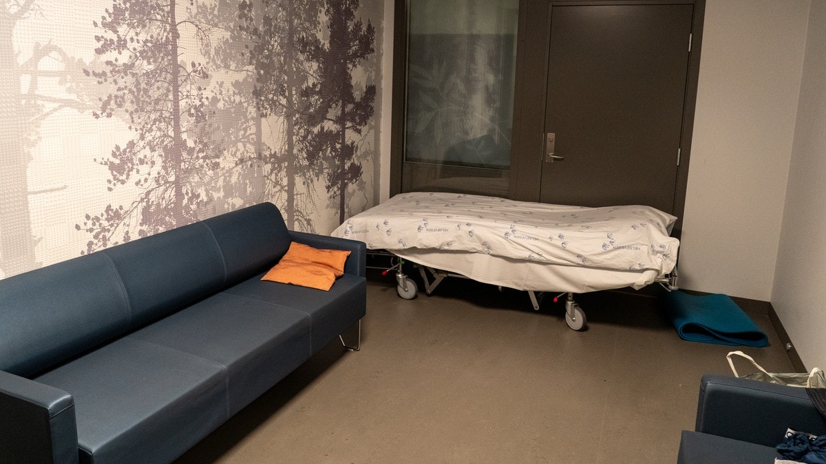 Her bor pasienter på møterom