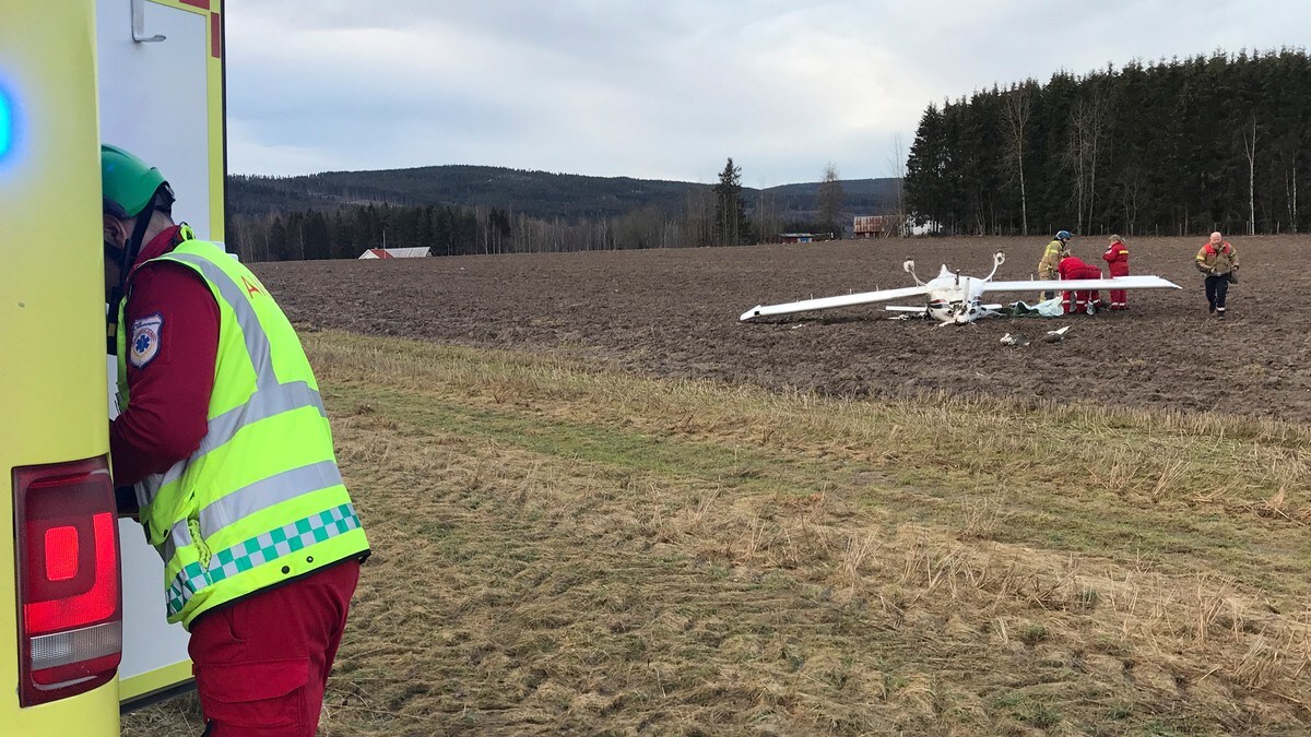 Småfly-ulykke ved Kongsvinger