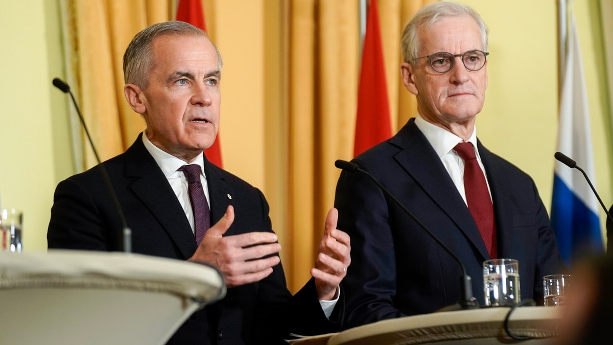 Mark Carney på stats­minister­møte i Oslo: – En voksende liste med utfordringer