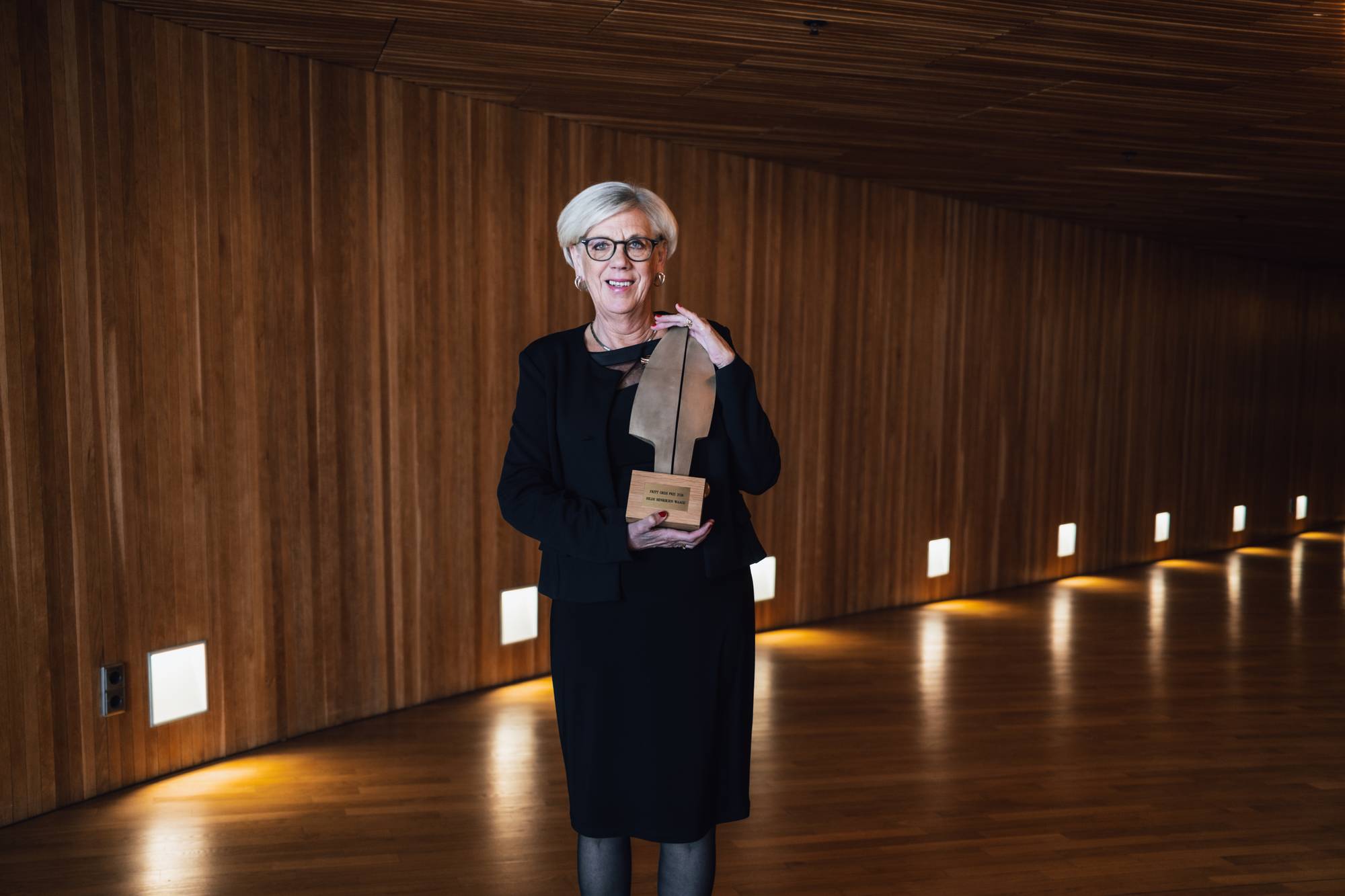 Midtøsten-ekspert Hilde Henriksen Waage mottok Fritt Ords pris.