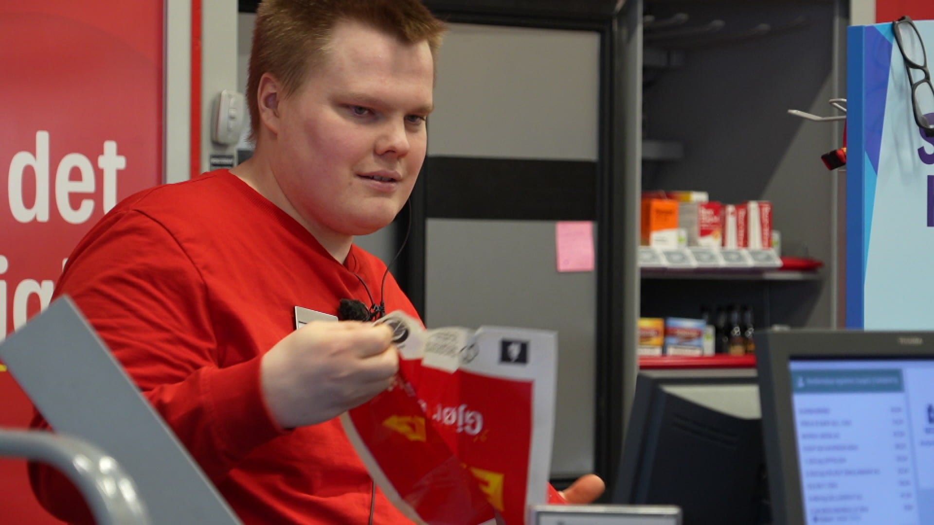 Markus (22) får «superkrefter» av butikkjobb