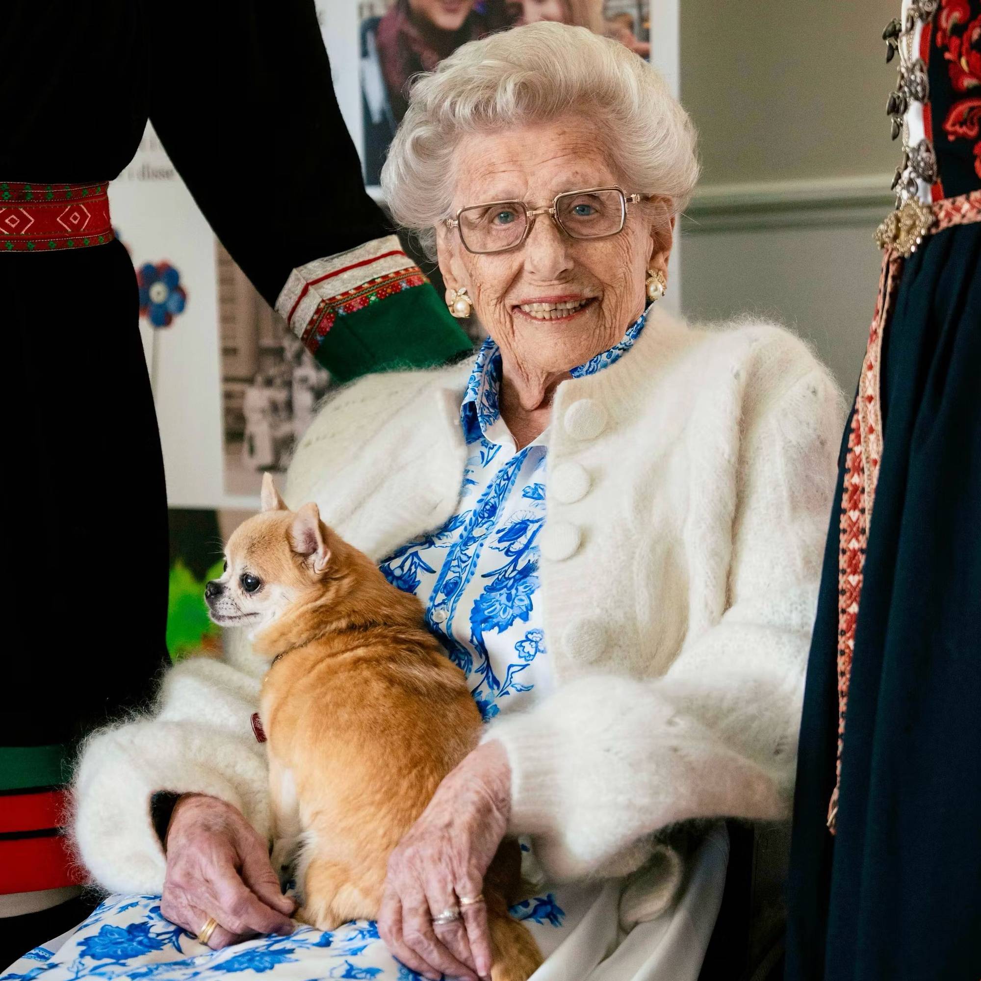 Prinsesse Astrid på markeringen av 100-årsjubileet til Blindern og Vinderen Sanitetsforening 12.mai.