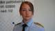 Christian Nygaard / NRK Bilde av politiadvokat Sigrid Fagerli i uniform. Hun har brunt hår og blå øyne.