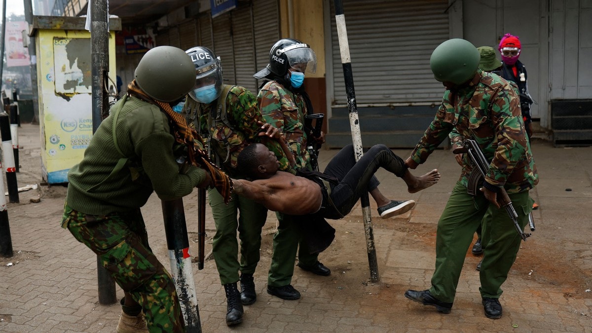 Minst 30 drept i protester mot regjeringen i Kenya