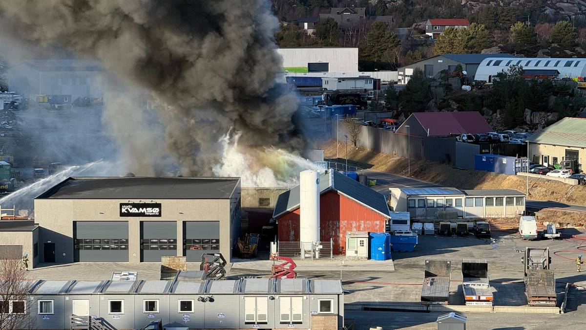 Eigersund: Brannen oppsto trolig i forbindelse med arbeid