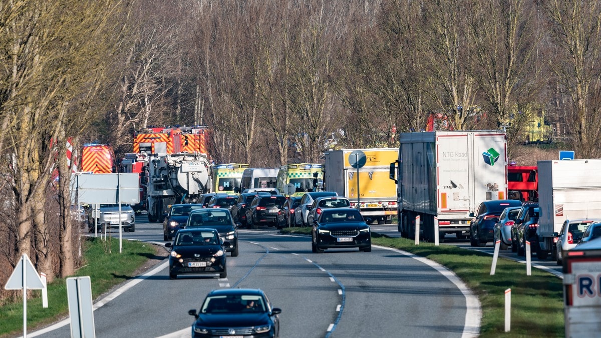 Danmark: Tog har frontkollidert