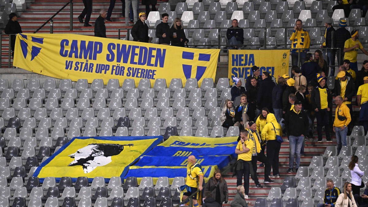 Sveriges EM-kvalifiseringskamp stanset etter skyting i Brussel