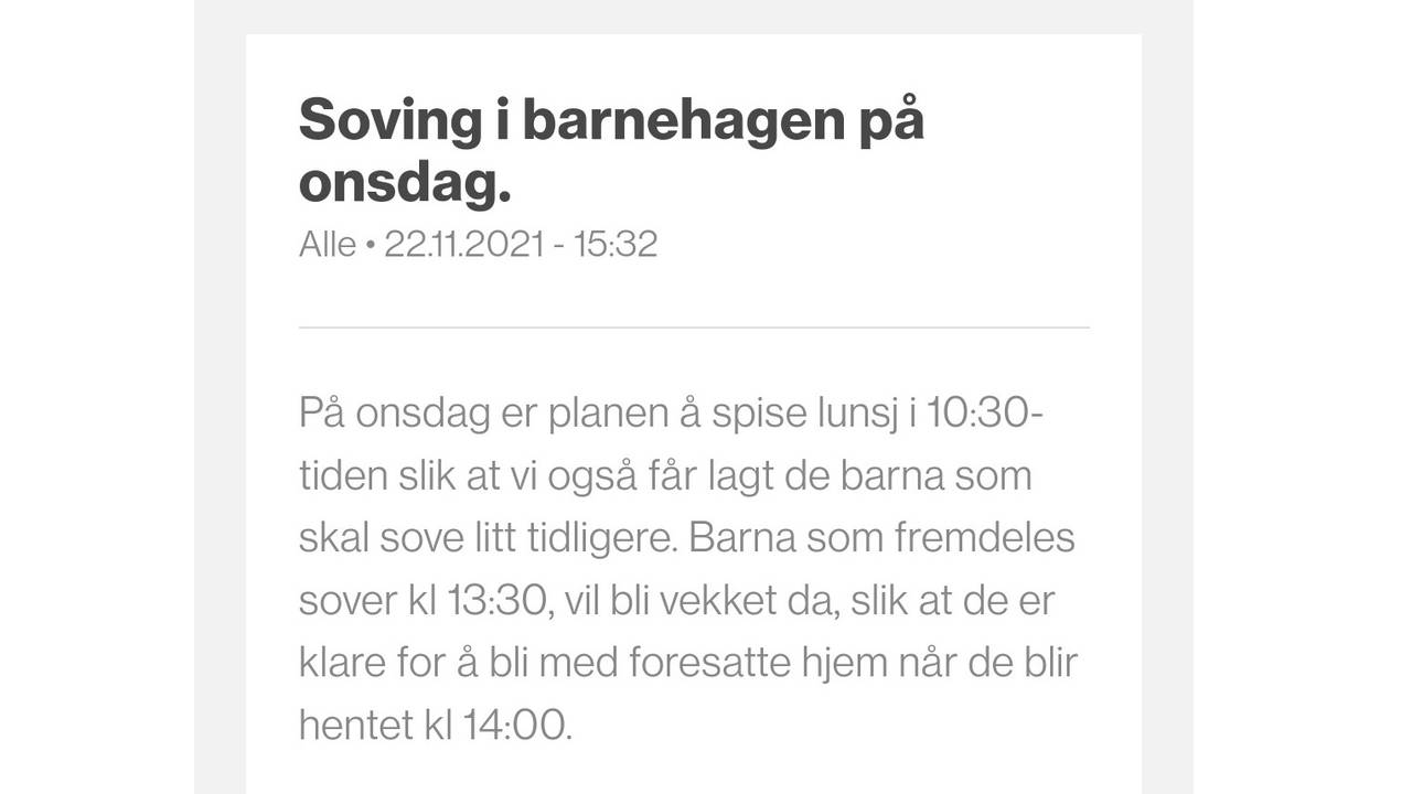 sove