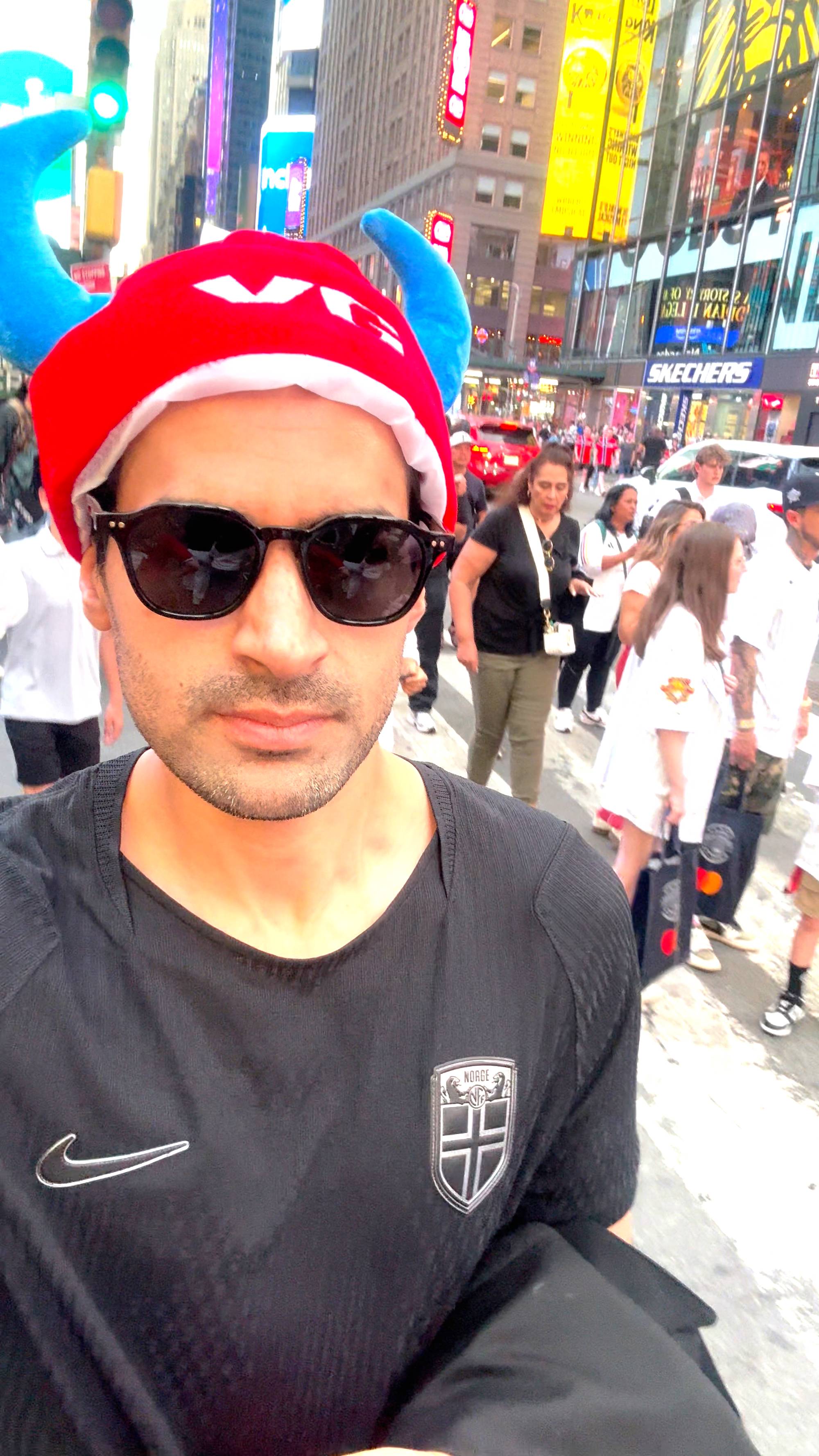 Javad Mushtaq fra feiring i gatene i USA