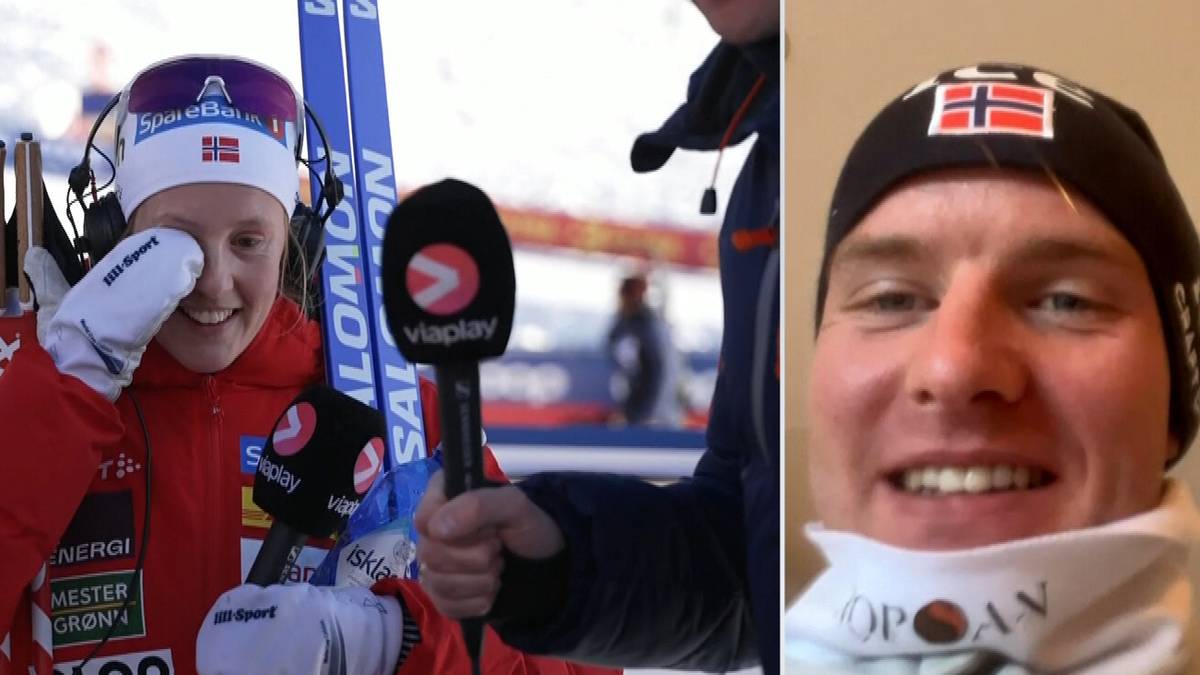 Karoline Simpson-Larsen edges Astrid Øyre Slind in a nail-biting finish in Davos
