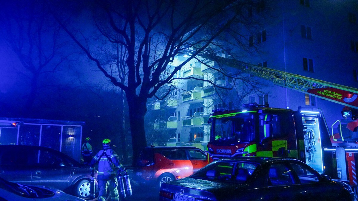Brann i to leiligheter i Oslo