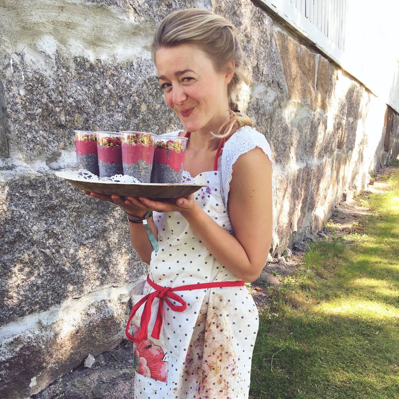 Tiril Refsum med chiapudding