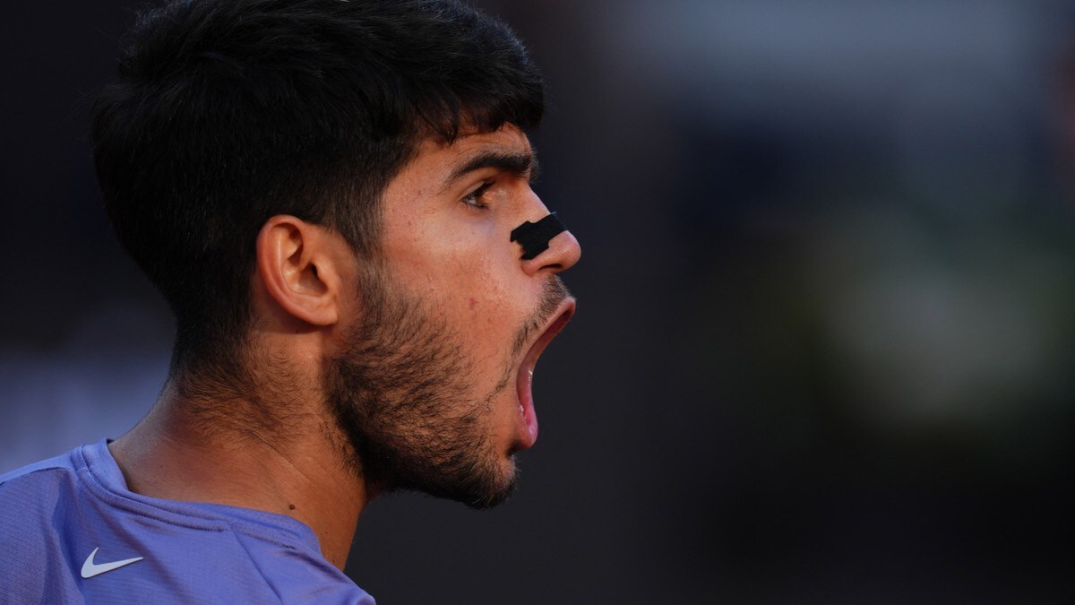 Alacaraz feide Sinner av banen – vant i Roma