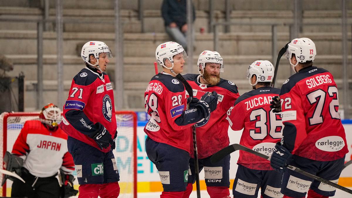 Norges ishockeyherrer snudde til 4-2-seier over Japan i OL-kvalifiseringen