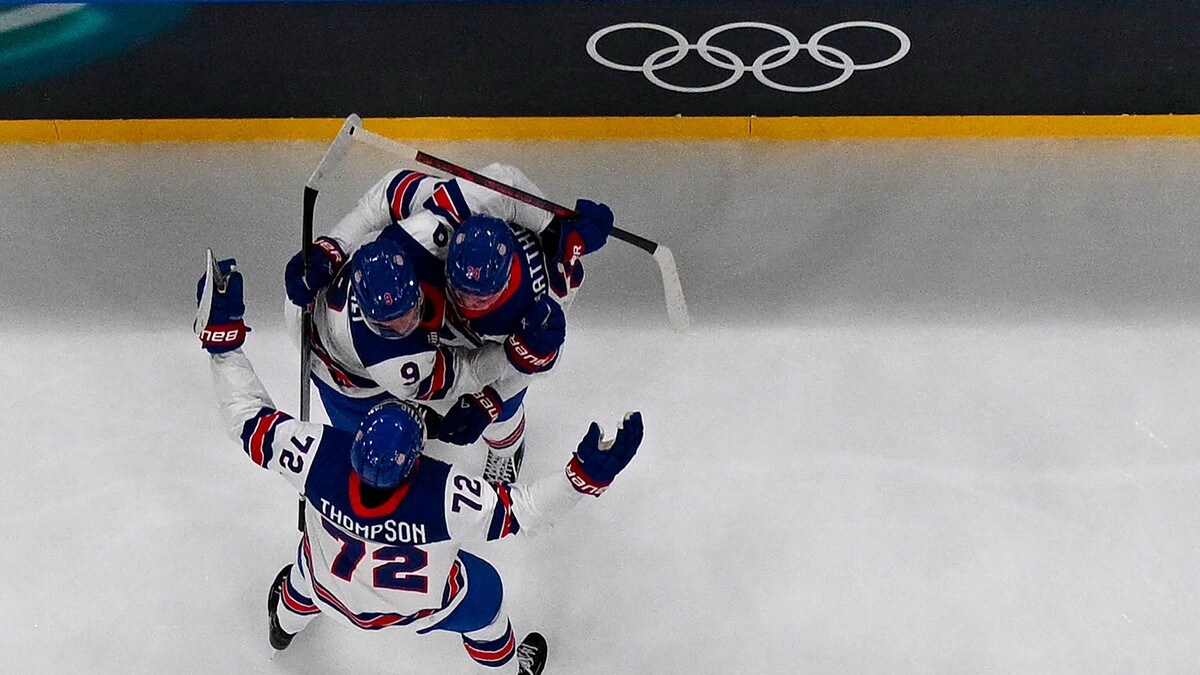 USA slo Tyskland – ubeseiret i OL-hockeyen