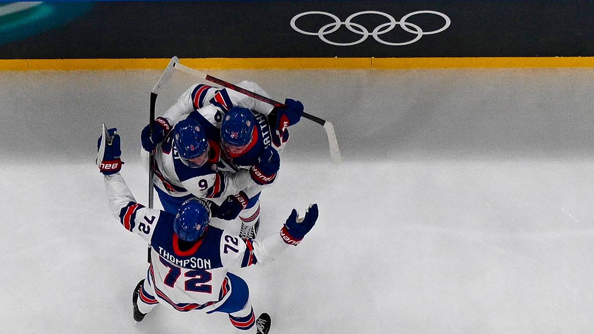 USA slo Tyskland – ubeseiret i OL-hockeyen