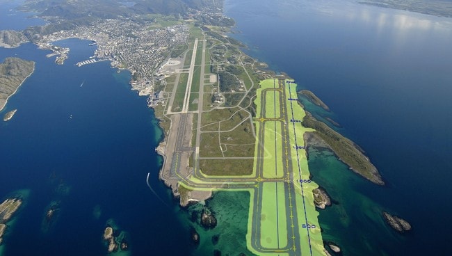 Ny rullebane ved Bodø hovedflystasjon