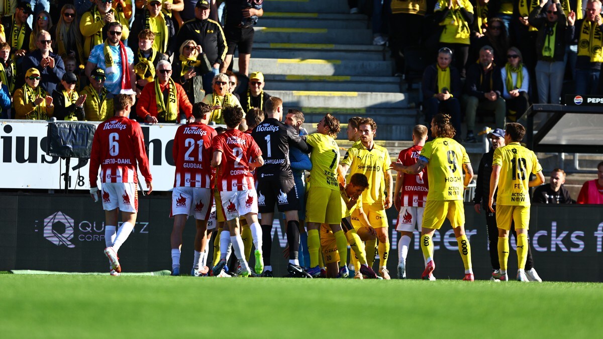 Rødt kort og trenerdytting da Glimt kuste Tromsø i «Slaget om Nord-Norge»