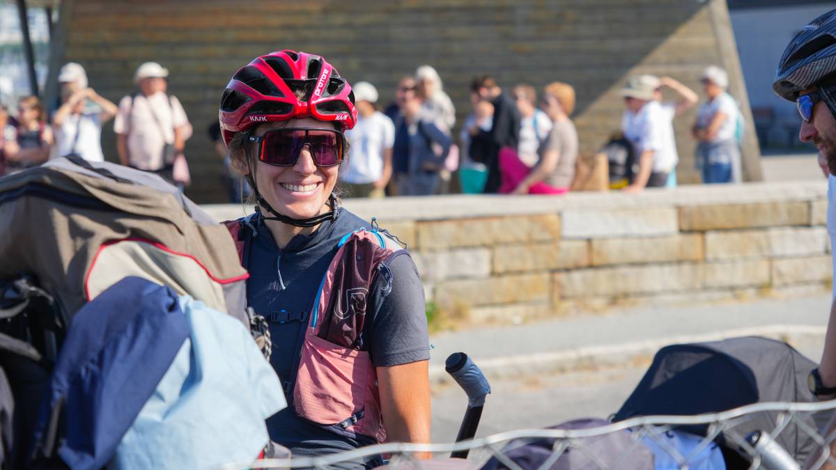 Katja sykler Trondheim-Nordkapp med bare tre kilo bagasje