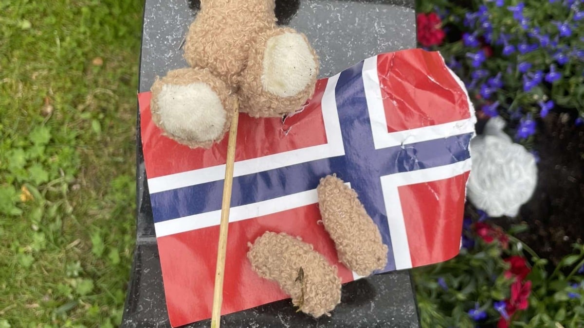 Hærverk på barnegrav i Inderøy: Pynt revet i stykker