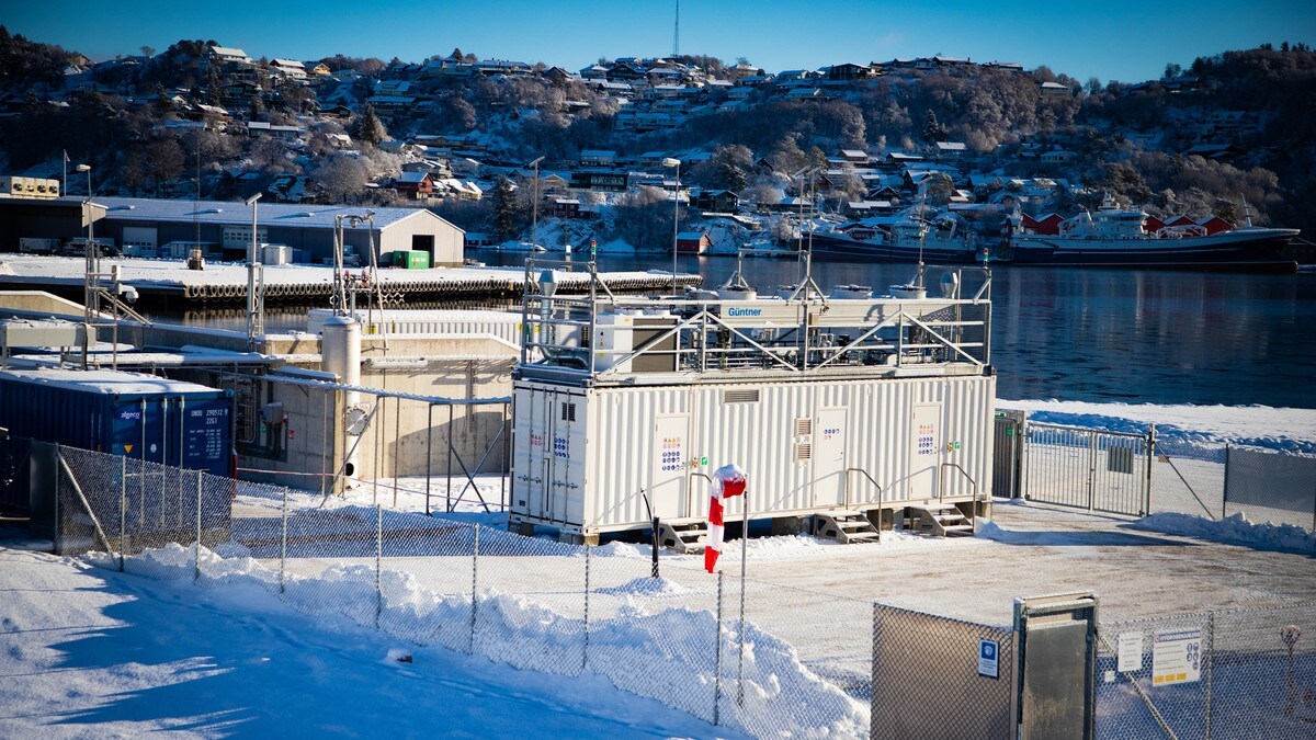 Denne konteinaren skal produsere drivstoffet i framtida